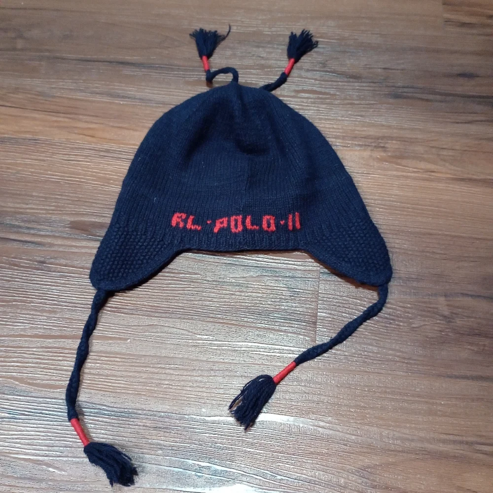 Polo by Ralph Lauren Blue Label Big Pony Lambswool Beanie